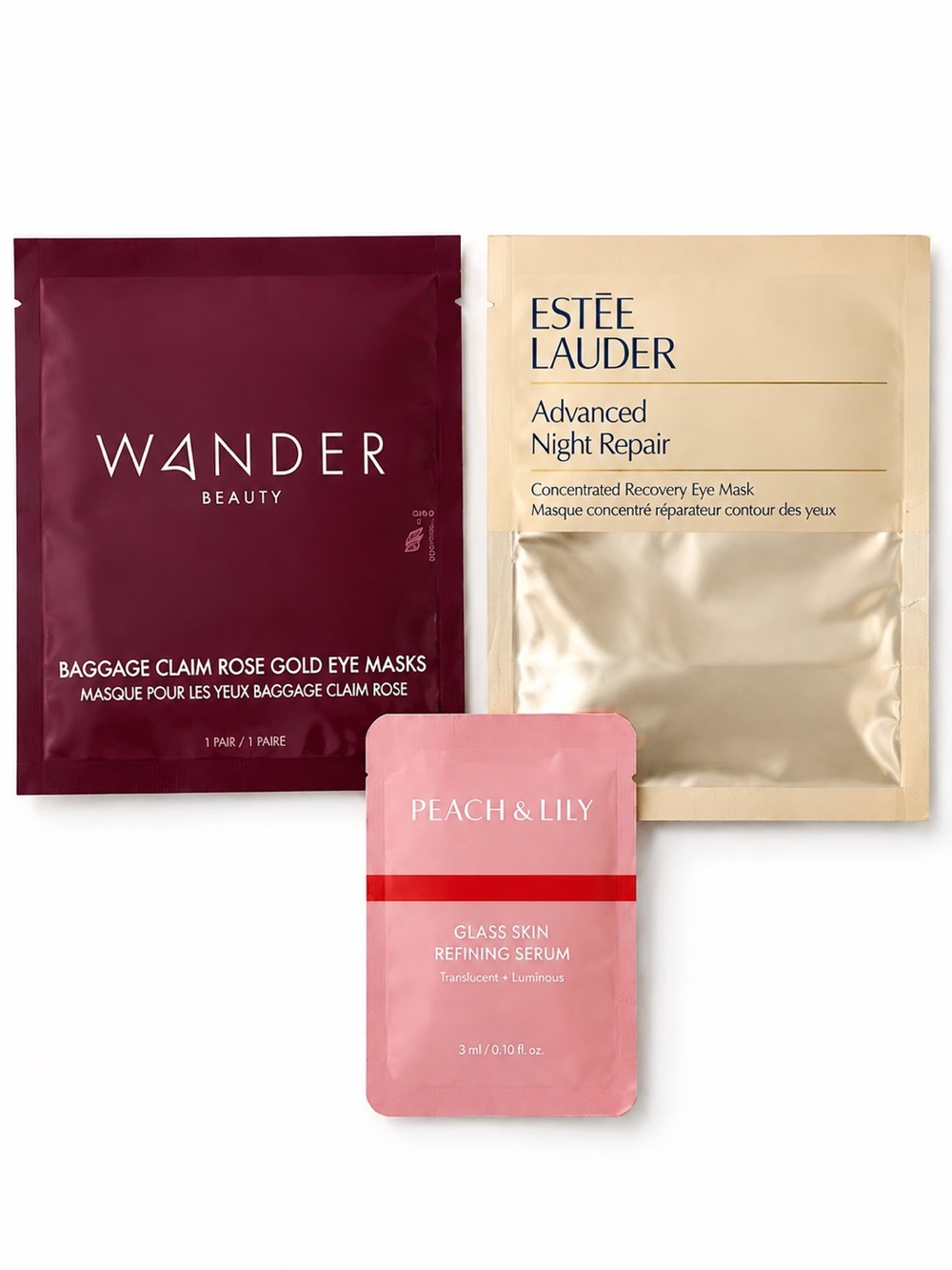 Estée Lauder Advanced Night Repair Eye Mask Wander Beauty Peach & Lily Serum Set
